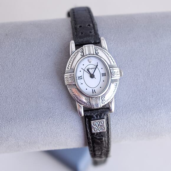 Brighton Other - Brighton Moscow Watch Oval Face Vintage Retired Leather Band Working 7"